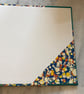 HANDMADE HALF LEATHER BOUND MARBLED SKETCHBOOK - Image 4