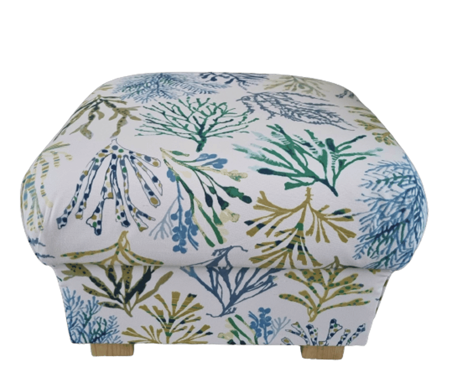 Coral footstool online