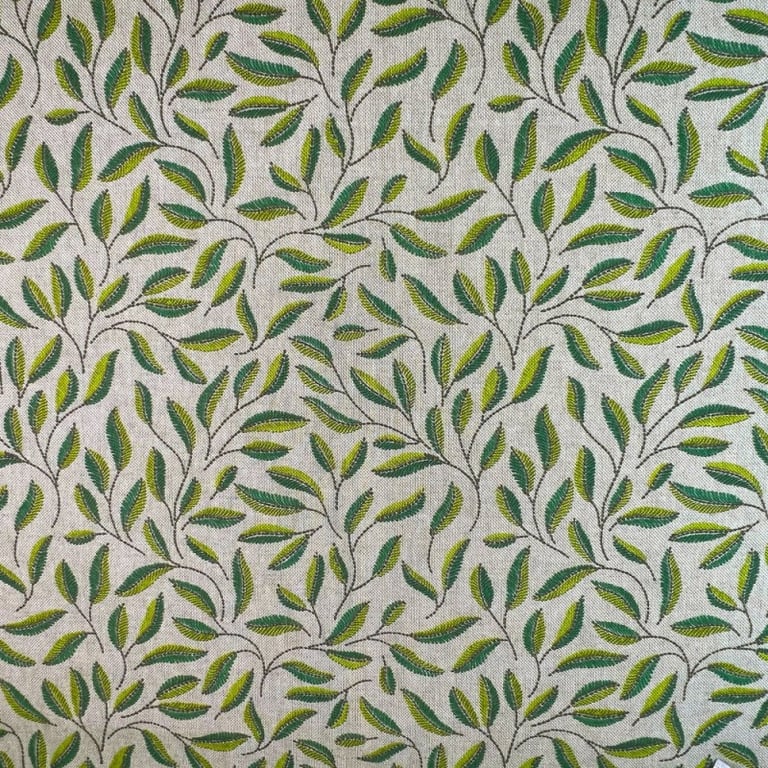 135cm Round  Twisting leaf Tablecloth. Cotton. 