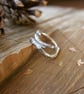 Handmade Silver Branch Ring - Image 2