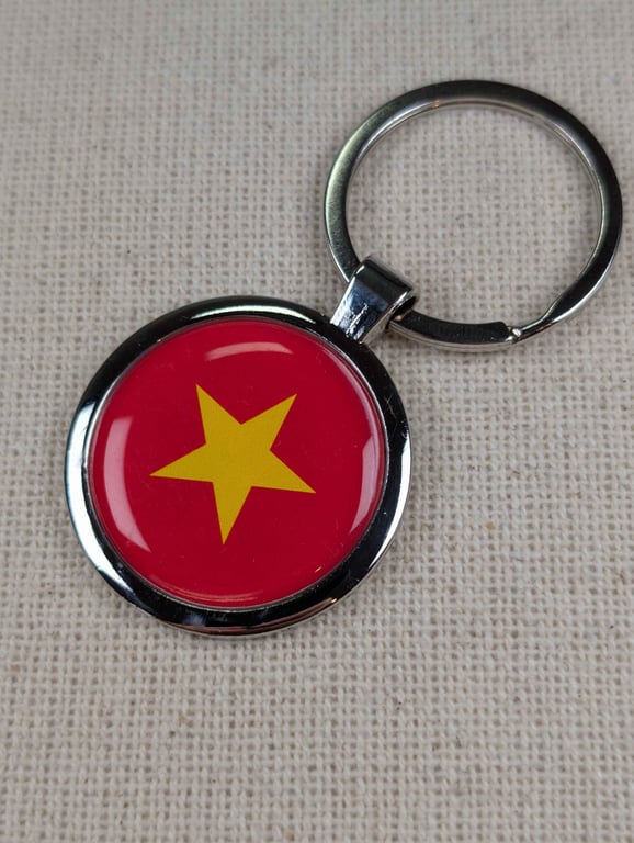 Vietnam Flag Keyring - Vietnam Flag Keychain