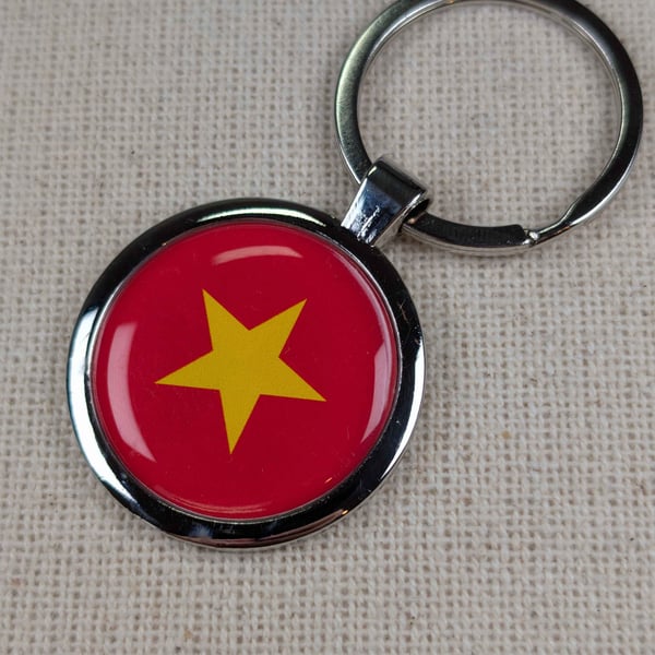 Vietnam Flag Keyring - Vietnam Flag Keychain