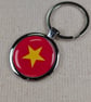 Vietnam Flag Keyring - Vietnam Flag Keychain - Image 1