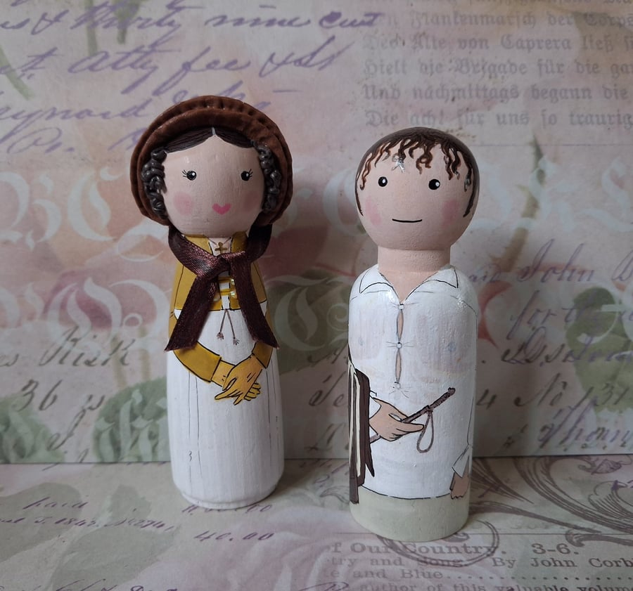 Elizabeth Bennet and Mr Darcy 