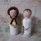 Elizabeth Bennet and Mr Darcy 