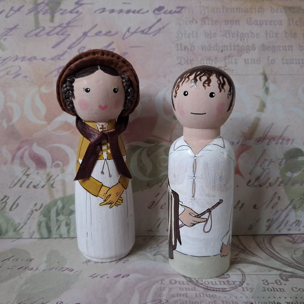 Elizabeth Bennet and Mr Darcy 
