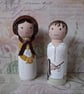 Elizabeth Bennet and Mr Darcy 