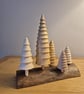Decorative rustic Christmas tree ornament