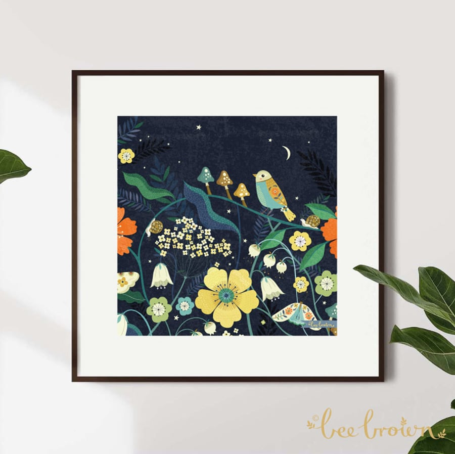 'Night-Time Spring' - Art Print
