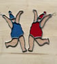 Fun Wild Swimmer Posed Caricature - Image 3