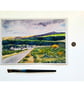 Clearbrook  Devon Dartmoor Landscape Original Watercolour Painting Mounted - Image 9