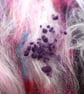 50g Elderberry Crush Art Batt for Spinning & Felting - Image 5