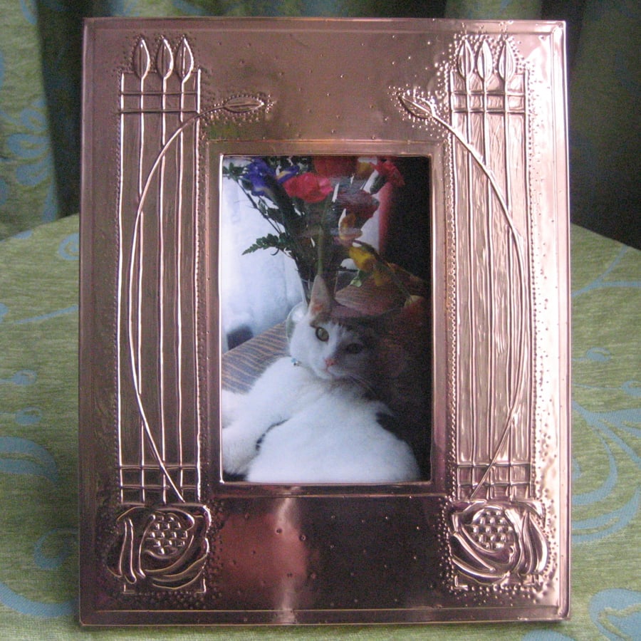 Handmade Copper Frame,Mackintosh Style