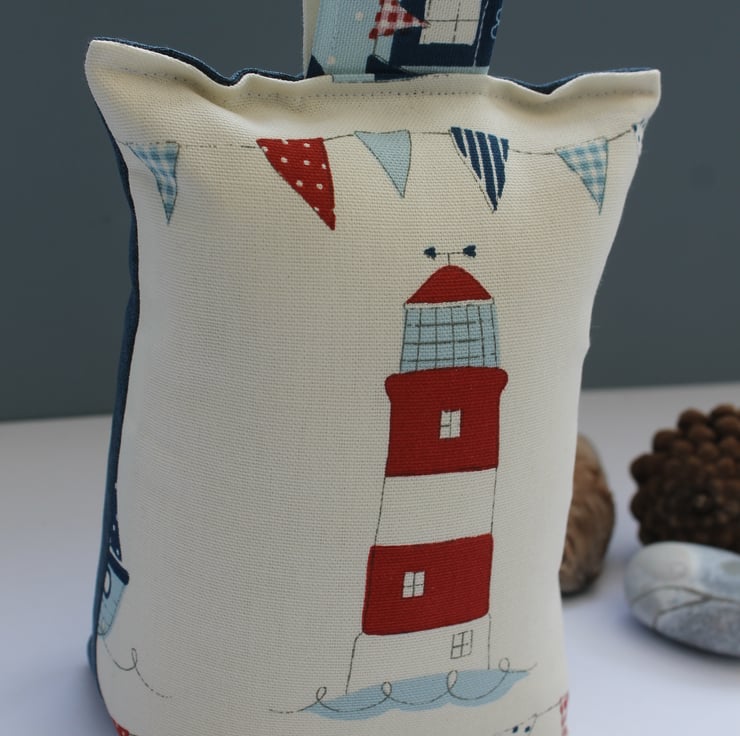 Lighthouse seaside maritime coastal doorstop. N... Folksy