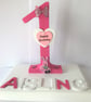 Personalized 1st Birthday Plaque: Wooden Number Keepsake, Rabbit Decor - Image 3