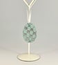 Easter egg decoration - hanging jewelled egg, handmade - Image 2