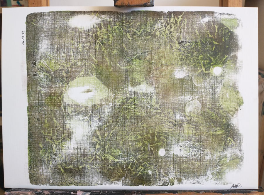 Abstract forest Mountain print