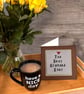 Birthday card for The Best Grandad Ever with Detachable Drinks Coaster
