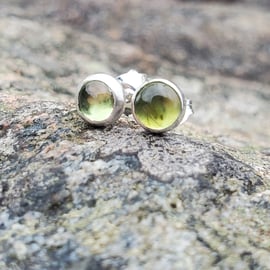 Peridot Ear Studs 5mm