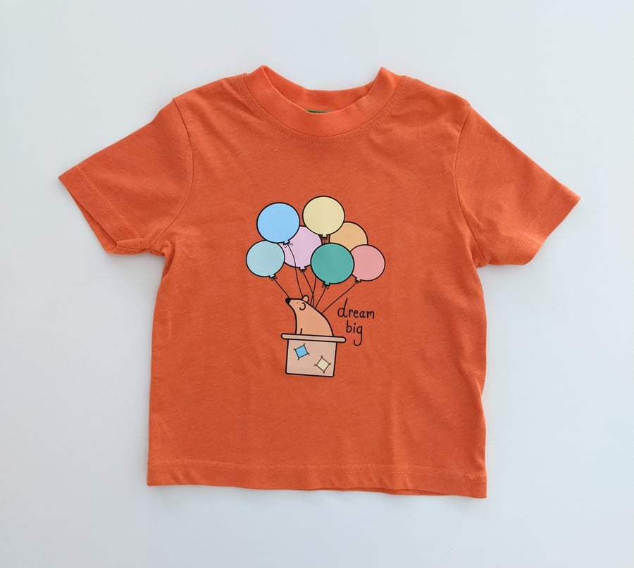 Upcycled Childrens Top (Age 1.5-2yrs) - Childrens T-Shirt - Eco Friendly 