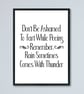 Bathroom quote print, Funny bathroom wall sign, Bathroom wall decor - Image 3