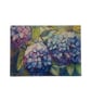 Hydrangea Glass Chopping Board