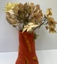 "Fire" inspired felted vase. - Image 3