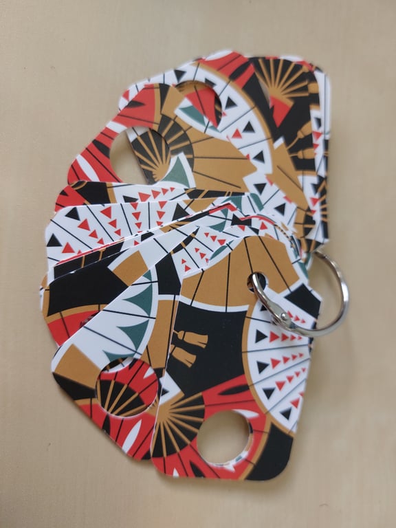 Embroidery Floss Drop Organiser Japanese Pattern