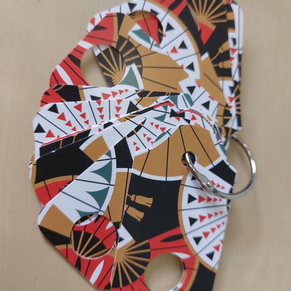 Embroidery Floss Drop Organiser Japanese Pattern