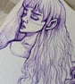 Duo Portrait Original Ink Sketch - Image 3