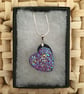 Sparkling Resin Druzy Heart Pendant - Image 2