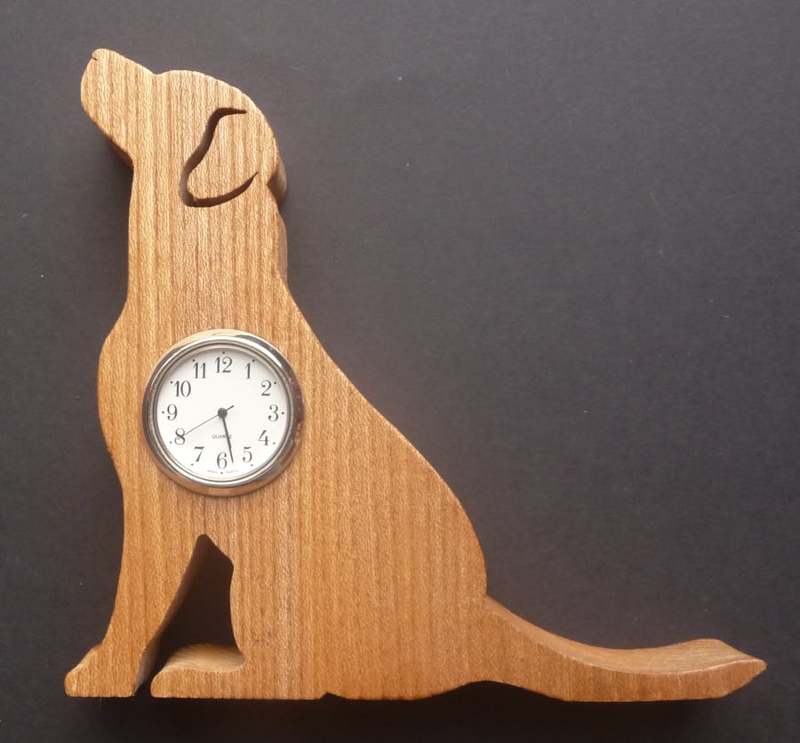 Labrador Shaped clock