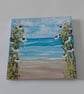 Daisies at the beach Original SeaPainting - Image 3