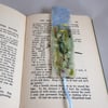 Meadow Flowers - Embroidered and felted bookmark