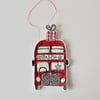 Special Order for A. Marks - North Pole Red Bus - Hanging Decoration