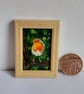 Little Robin Miniature Oil Painting - Image 1
