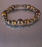 Bracelet Bronzite chunky stretchy handmade gem bracelet  - Image 8