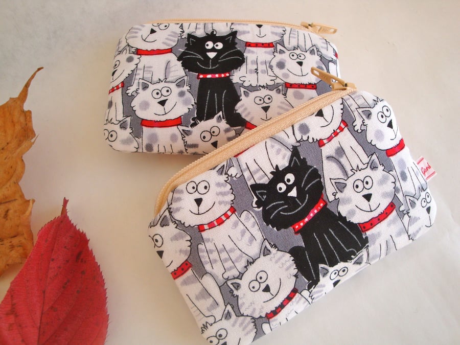 Cotton Cat Purse 
