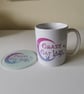 Crazy Cat Lady Mug & Coaster, 11oz Mug & Glass Coaster