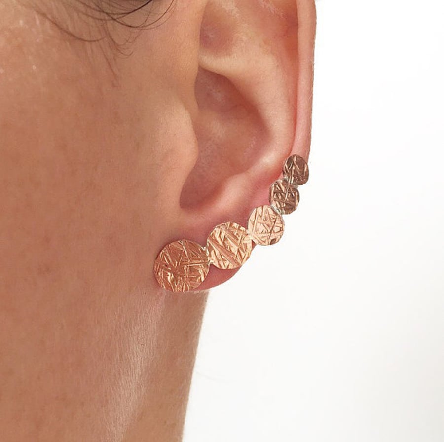 Copper Meadow Earcrawler and Stud