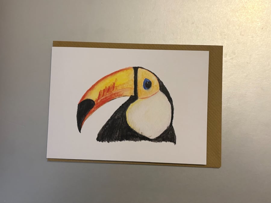 Toucan A5 Greeting Card