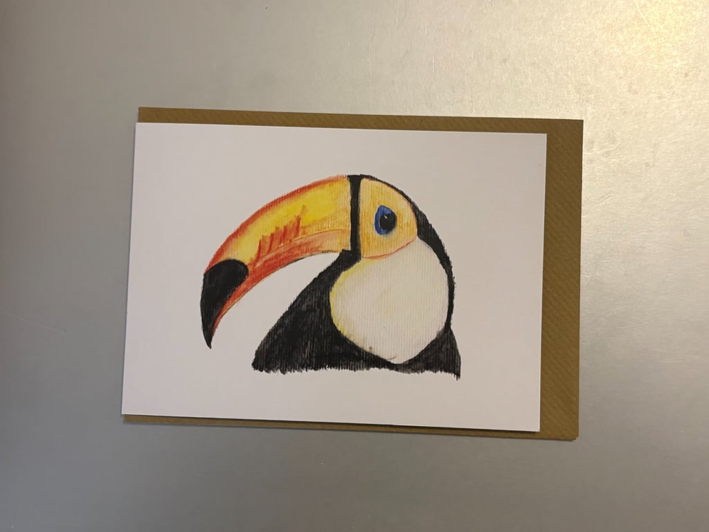 Toucan A5 Greeting Card