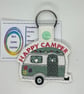 Embroidered Caravan Keyring - Image 1