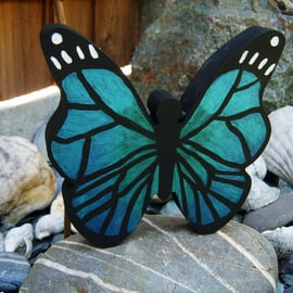 Hand Painted Butterfly Ornament 