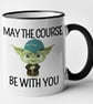 May The Course Be With You  Funny Novelty GOLF Themed Mug - Image 2