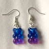 Midnight Gummy Bear Earrings