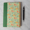 Floral A5 Notebook Lined cream pages. Florentine Meadow. Replacement Notebook 
