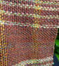 Handwoven Wool, Alpaca & Bamboo Scarf in Earthy Stripes - Image 8