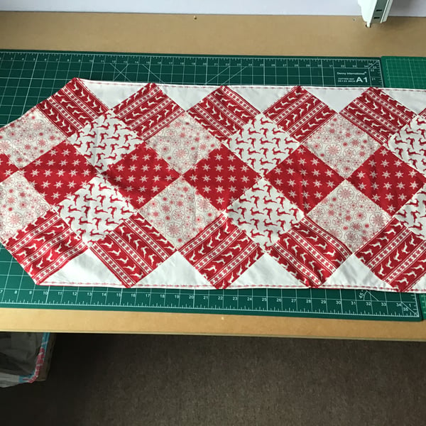 Christmas Scandi Style Table Runner