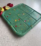 Handmade clay tik tak toe board and pieces bee and ladybug themed game - Image 4